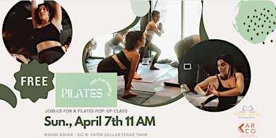 Imagen principal de Free Pilates Pop-Up Class at the Whose Books