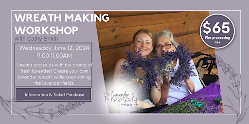 Imagem principal do evento Lavender Wreath Making