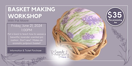 Image principale de Basket Weaving Workshop