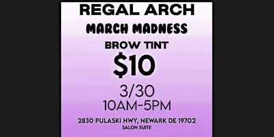 Primaire afbeelding van Brow Tint March Madness Special