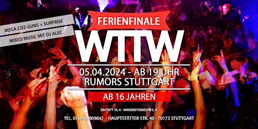 Imagen principal de Welcome to the Weekend Ferienfinale (ab 16 Jahren)