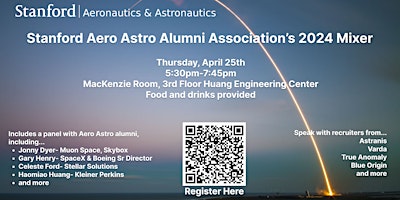 Hauptbild für Stanford Aero Astro Alumni Event of 2024