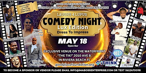 Laughs 4 Lupus Comedy Night “Lux Edition” primary image