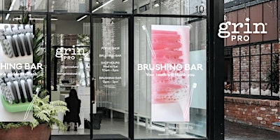 Grin Pro Pop Up Shop + Brushing Bar primary image