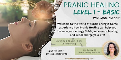 Primaire afbeelding van Pranic Healing Level 1 - in person workshop