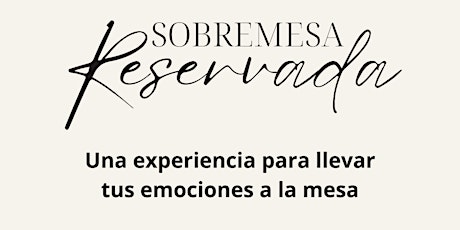 Sobremesa Reservada - MOTHERHOOD