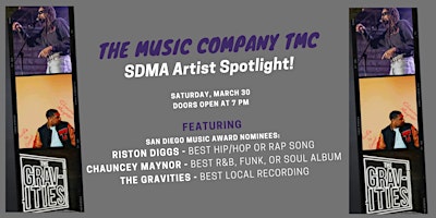 Image principale de SDMA Artist Spotlight Event!