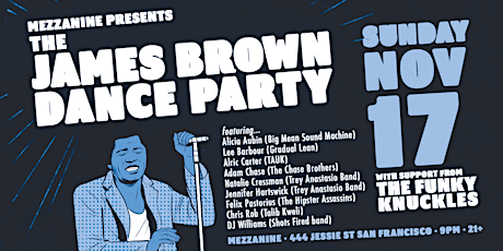 THE JAMES BROWN DANCE PARTY at MEZZANINE