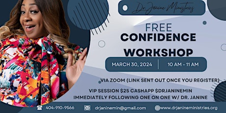 FREE CONFIDENCE WORKSHOP