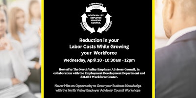 Imagem principal do evento How to Reduce your Labor Costs While Growing Your Workforce