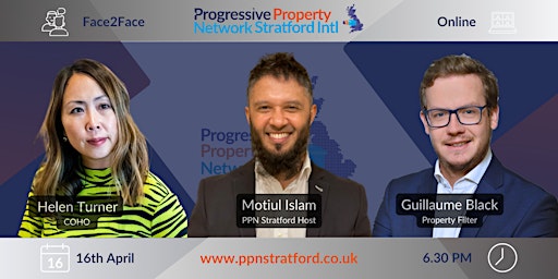 Imagem principal do evento London Event | Progressive Property Network Stratford 16th April