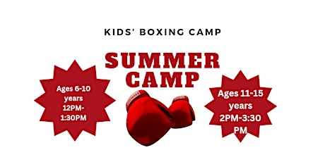 July Kids Summer Boxing Week Ages 11-15