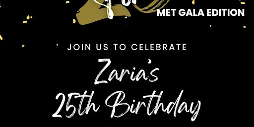 Zaria’s 25th Birthday primary image