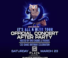 Imagen principal de Official It's All A Blur Tour After-Party -Saturday March 23, 2024