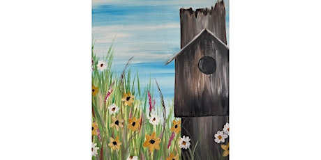 Spring Bird House Painting Party