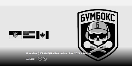 Hauptbild für BoomBox (UKRAINE) North American Tour 2024 - Seattle