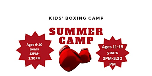 Primaire afbeelding van August Kids Summer Boxing Week Ages 11-15