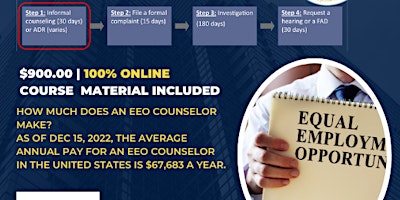 Primaire afbeelding van New EEO Counselor 32 - Hour Course