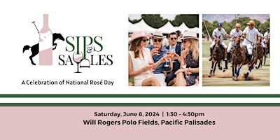 Sips & Saddles:  A Celebration of National Rosé Day primary image