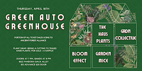 The Hausplants, Bloom Effect, Garden Mice, GRDN Collective