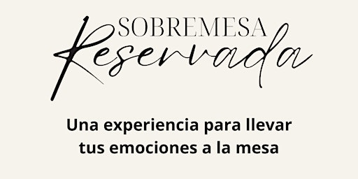 Sobremesa Reservada - JOY primary image