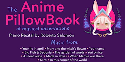 Immagine principale di Piano Recital | The Anime PillowBook of musical observations 