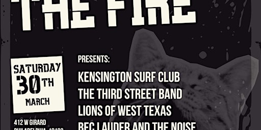 Bec Lauder & The Noise/Lions of W Tex/The 3rd St. Band/Kensington Surf Club primary image