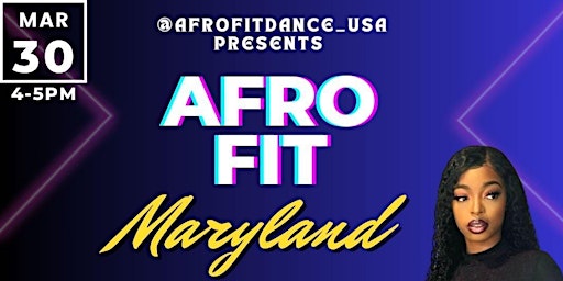 Imagem principal do evento Afrofit Dance MARYLAND