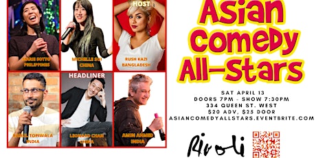 Primaire afbeelding van Asian Comedy All-Stars with Leonard Chan!