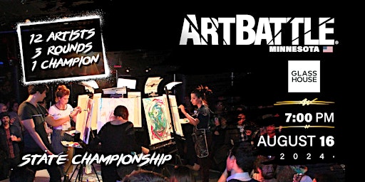 Imagen principal de Art Battle Minnesota State Championship! - August 16, 2024