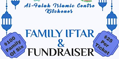 Primaire afbeelding van Family Iftar and Fundraiser