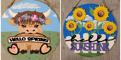 Primaire afbeelding van Spring Paint-n-Sip at Sky Bear Brewery and Pub