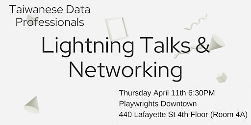 TDP Lightning Talks & Data Science Mixer primary image