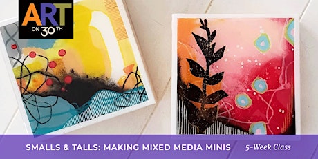THU PM - Smalls and Talls: Making Mixed Media Minis with Jamie Burwell primary image
