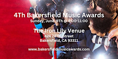 Imagem principal do evento 4th Bakersfield Music Awards