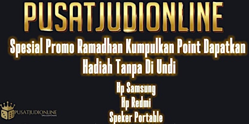 Imagen principal de Pusatjudionline Spesial Promo Ramadhan