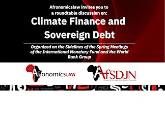 Climate Finance and Sovereign Debt