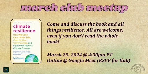 Imagen principal de Fostering Our Earth March Book Club