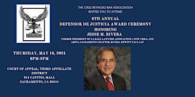 Imagem principal do evento 6th Annual Defensor De Justicia Award Ceremony