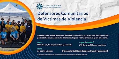 Entrenamiento para Defensores Comunitarios | Community Advocates Training