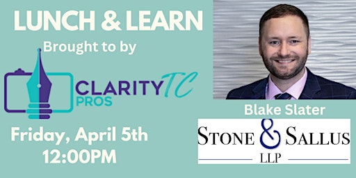 Imagen principal de Lunch & Learn with Clarity TC Pros