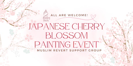 Japanese Cherry Blossom Painting Event