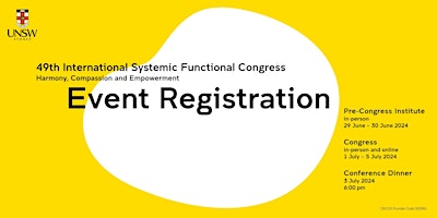 Primaire afbeelding van Registration: ISFC 49
