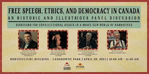 Immagine principale di Free Speech, Ethics and Democracy in Canada  | Panel Discussion 