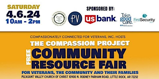 FREE  2nd Annual Compassion Project - Community Resource Fair primary image