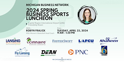 Image principale de MBN Speaker Series Spring Business Sports Luncheon with Robyn Fralick