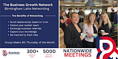 The Business Growth Network, Birmingham Latte Networking Meeting primary image