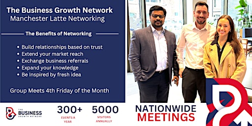 The Business Growth Network, Manchester Latte Networking Meeting primary image