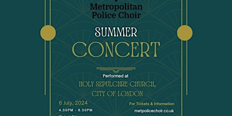 Metropolitan Police Choir Summer Concert 2024