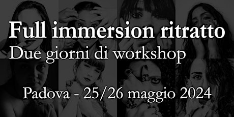 Full immersion ritratto: workshop di fotografia